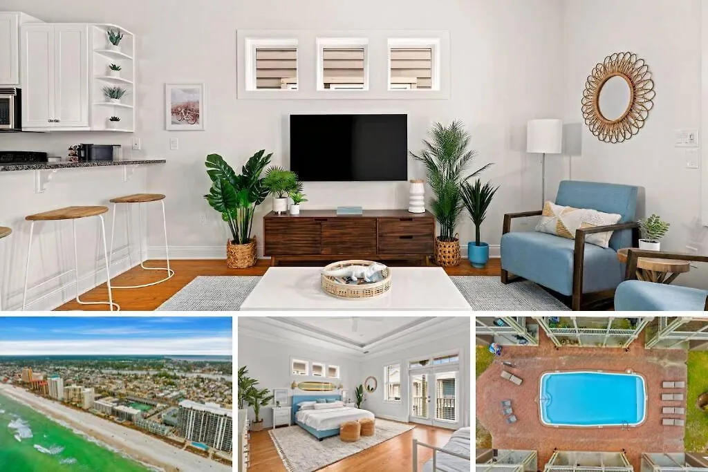 Villa Crescent Moon Palace - A Luxury Home With Pool, Parking, Just Steps To The Beach Panama City Beach